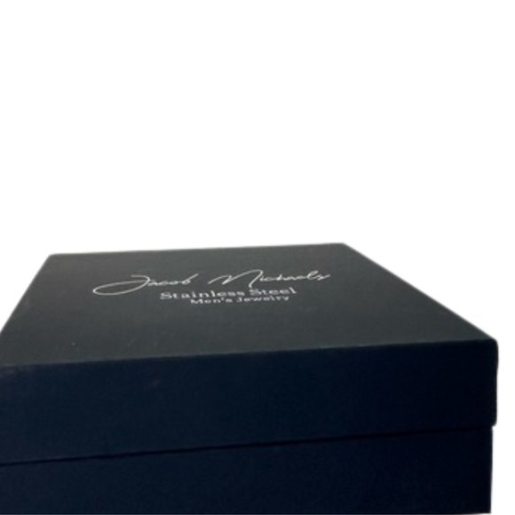 jacob michaels Accessories Stainless Steel Necklace And Ring Set